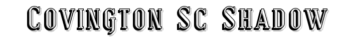 Covington SC Shadow font